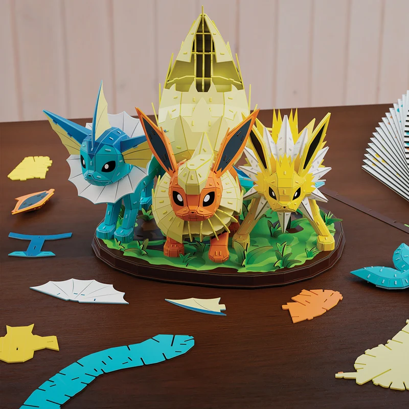 4D Build - Pokémon - Évoli trio d'évolution