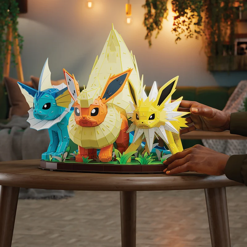 4D Build - Pokémon - Évoli trio d'évolution