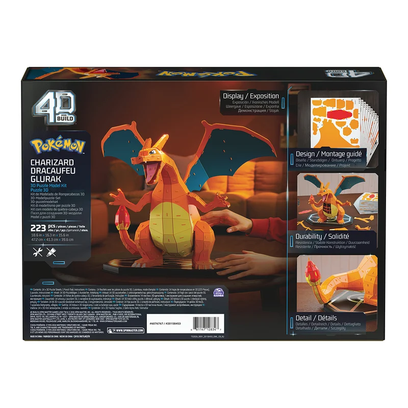 4D Build - Pokémon - Dracaufeu