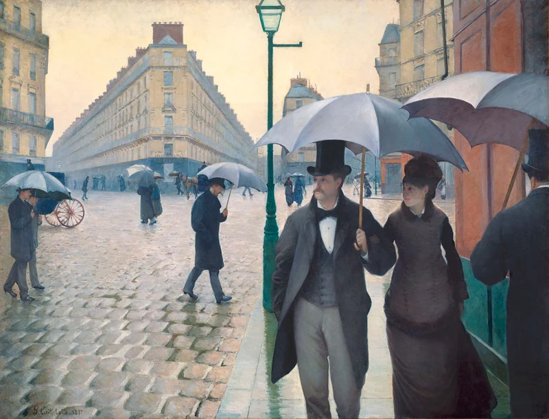 Puzzle MW - 150 pièces - Rue de Paris, temps de pluie - Caillebotte