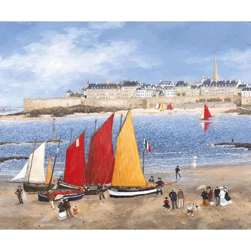 Puzzle MW - 650 p - Les remparts de Saint-Malo - Delacroix