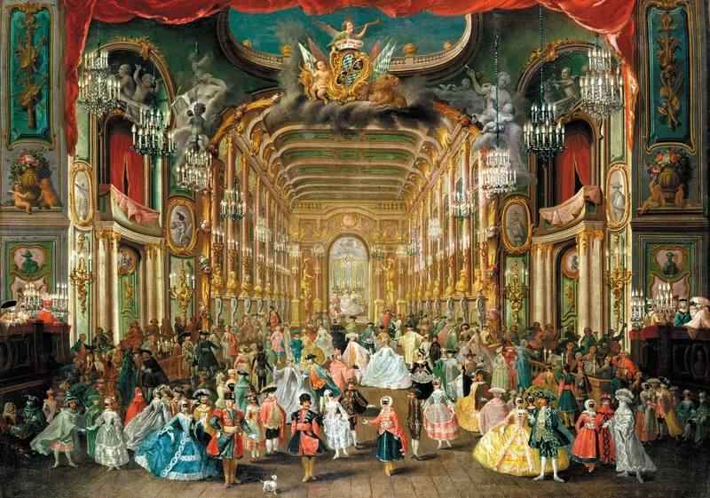 Puzzle Bois Michèle Wilson - 500 pièces - Bal masqué - Rousseau