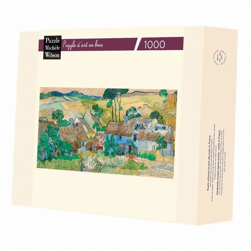 Puzzle MW - 1000 p - Fermes près d'auvert - VAN GOGH