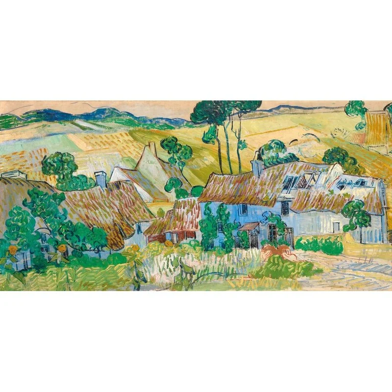 Puzzle MW - 1000 p - Fermes près d'auvert - VAN GOGH