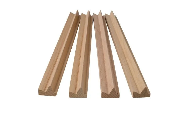 Réglettes porte-tuiles de mah-jong set 4 bois