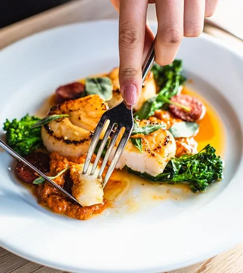 Cours de cuisine française autour de la coquille Saint-Jacques - Lyon