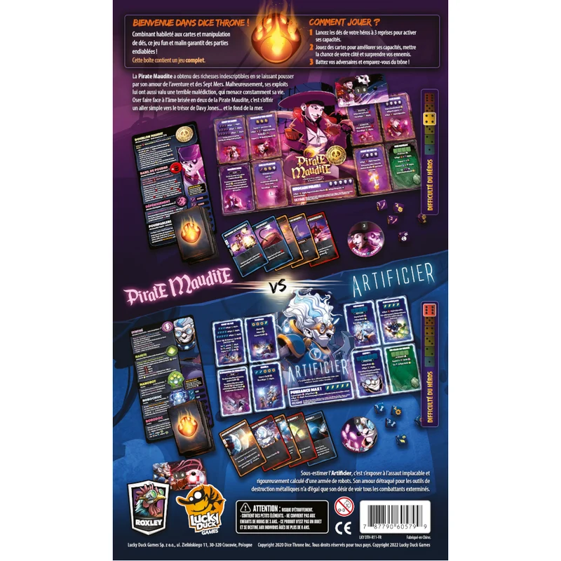 Dice Throne S2 : Pirate Maudite VS Artificier