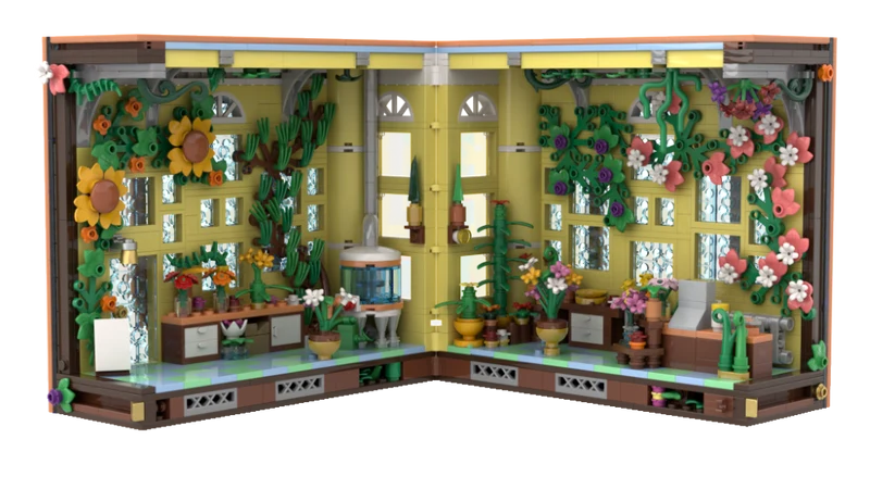 BRIXIES Plus Book nook Fleuriste