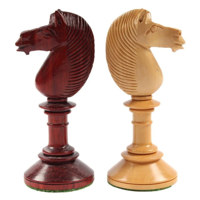 Pièces d'échecs Northern Upright Bois de Rose / Double dames