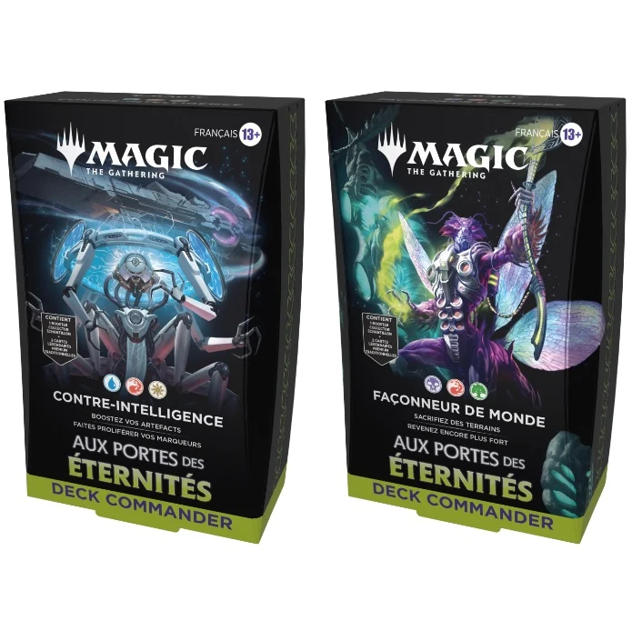 Lot de 2 Decks Magic Aux portes des Éternités FR