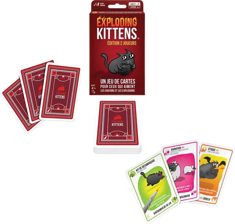 Exploding Kittens 2 joueurs