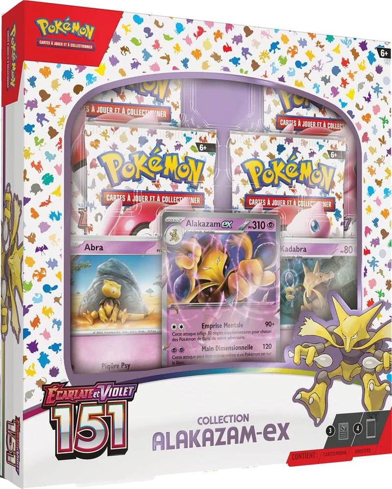 Pokemon 151 EV.3.5 Coffret Alakazam Ex