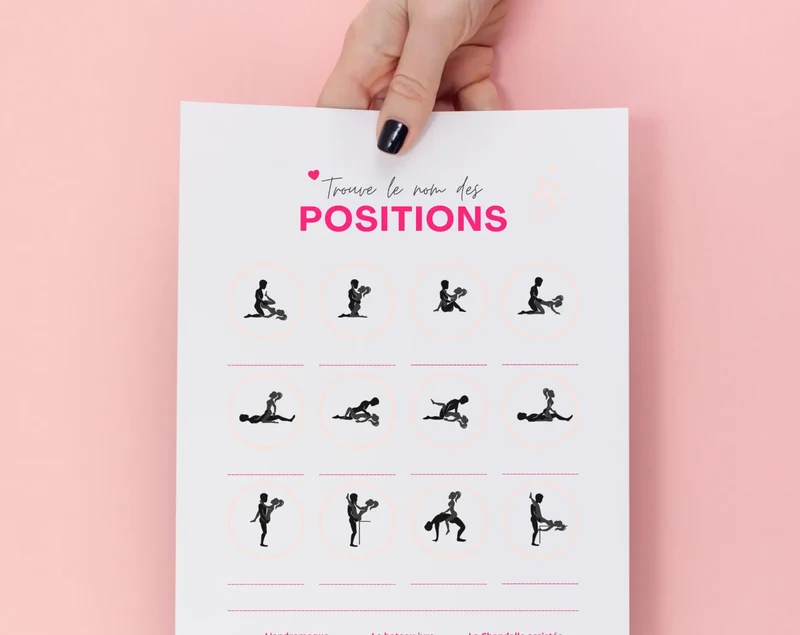 Trouve le nom des positions Kamasutra - Jeu EVJF / EVG
