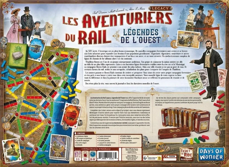 Aventuriers du Rails Legacy - Légendes de l'Ouest