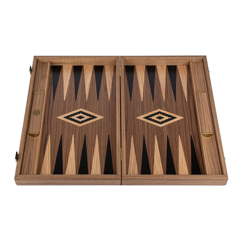 Backgammon en noyer - Naturel