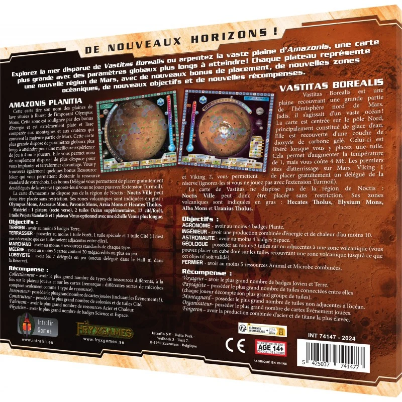 Terraforming Mars Amazonis & Vastitas