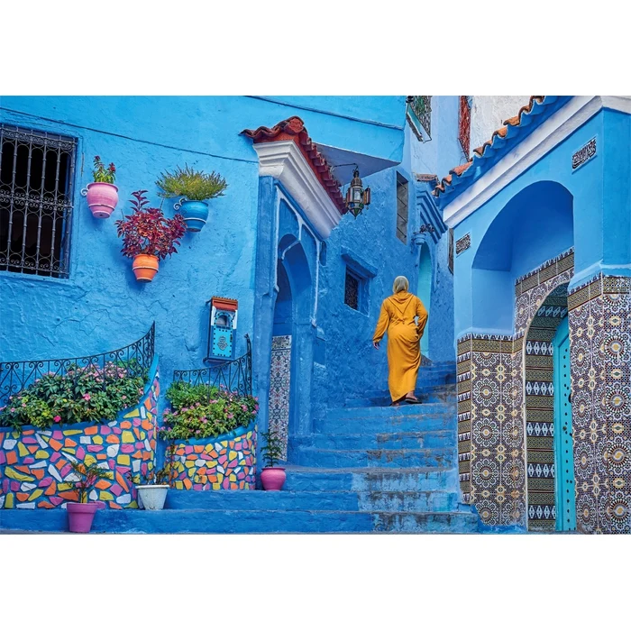 BLUE STREET OF CHEFCHAOUEN - 500 pièces
