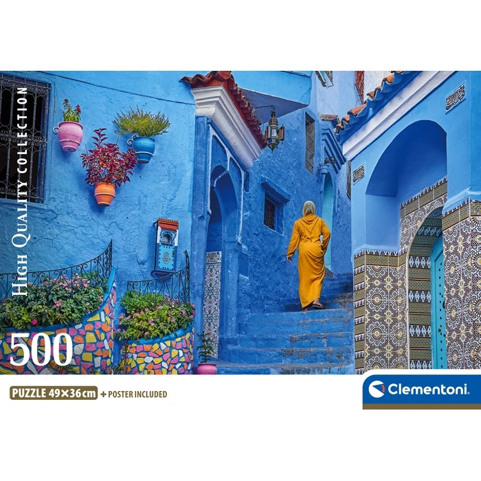 BLUE STREET OF CHEFCHAOUEN - 500 pièces