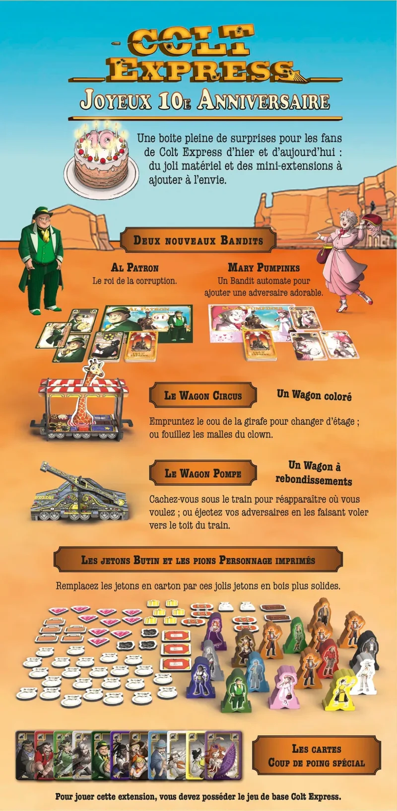 Colt Express - Extension - 10 eme anniversaire