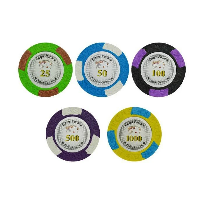 Mallette de 500 jetons - Chips Palace Next G - 14,5 gr