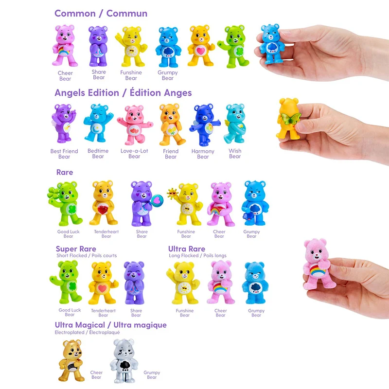 Figurines miniatures de collection Care Bears