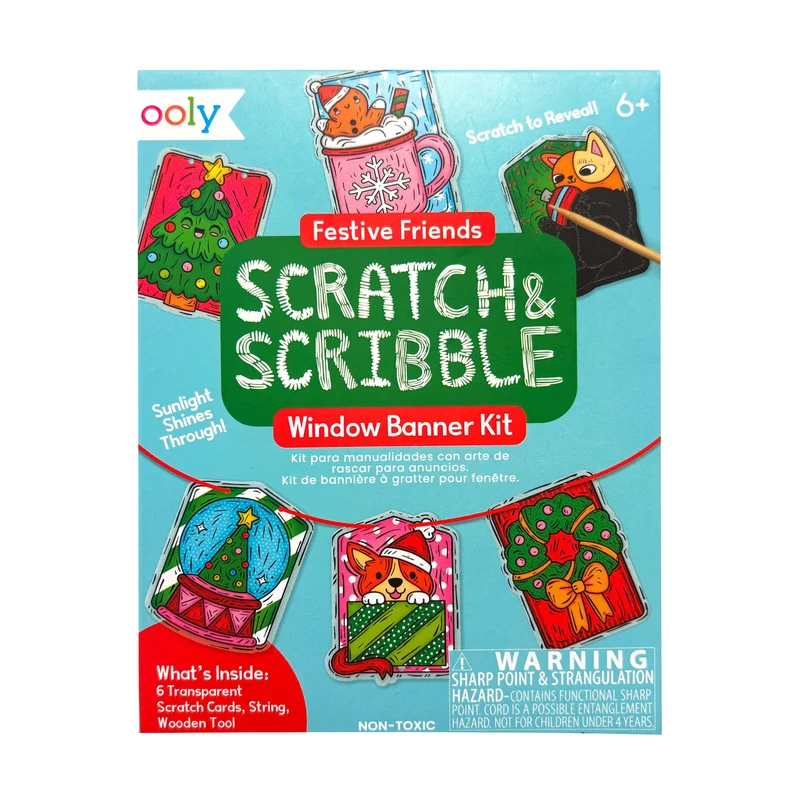 Kit de mini-bannières pour fenêtre - amis festifs