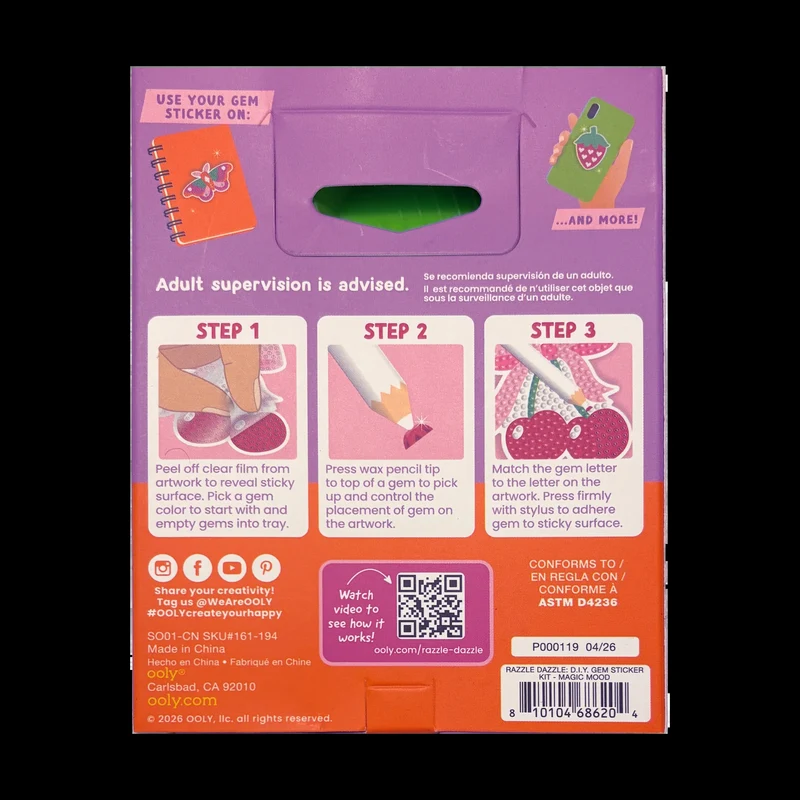 Kit de mini-autocollant à strass "Razzle Dazzle"