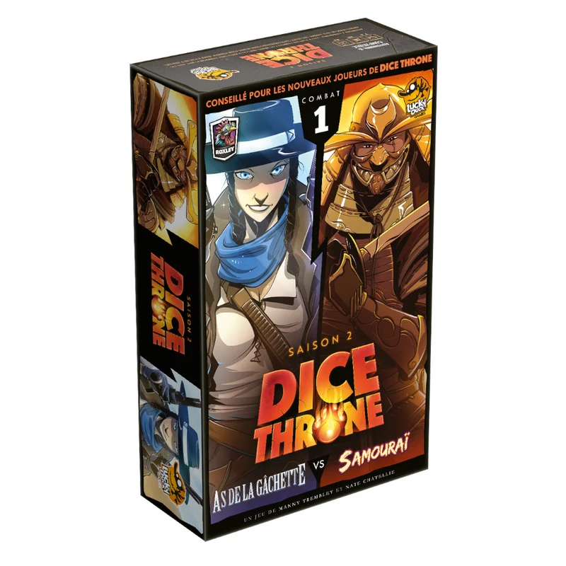Dice Throne S2 As de la gachette vs Samourai