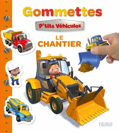 P'tits véhicules gomettes- Le Chantier