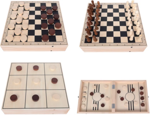 Ensemble 4-en-1 en bois
