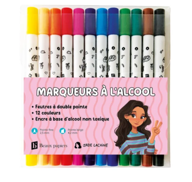 Marqueurs à l'alcool - Jade Lachine