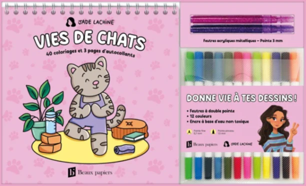 Coffret Jade Lachine - Vies de chats