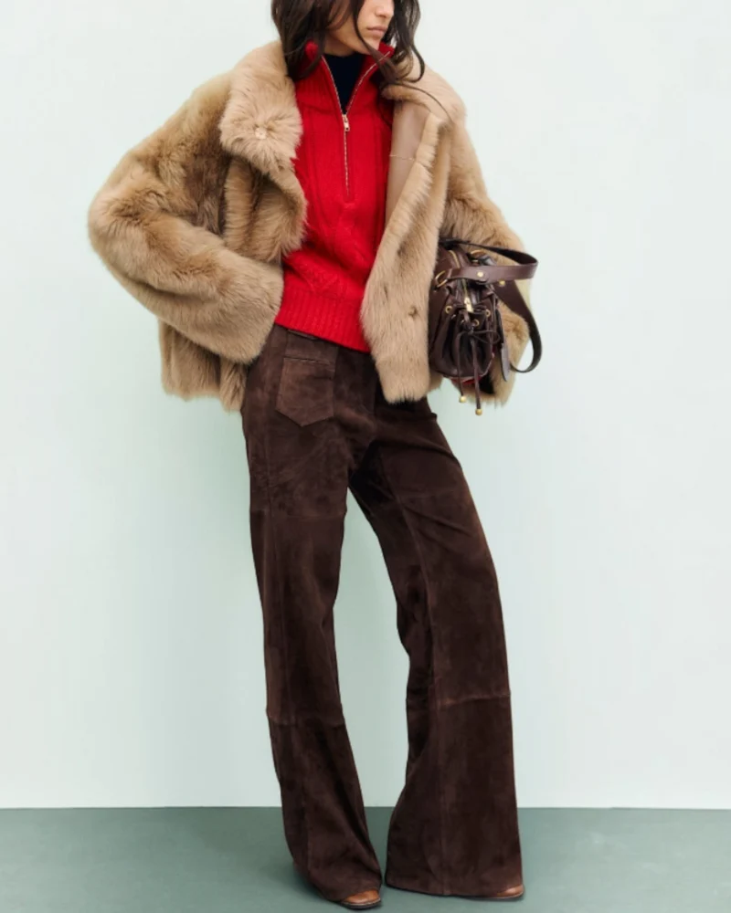 Gerard Darel - Pull Camionneur À Torsades En Laine Roxy - Rouge