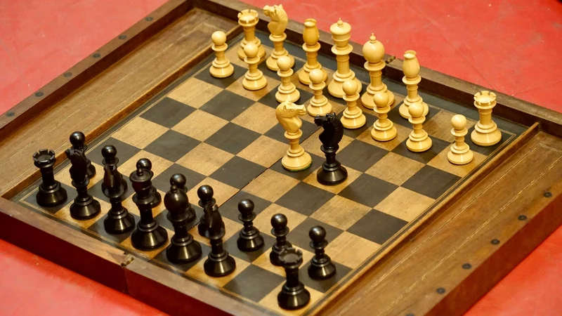 Collection - Ensemble Jeu d'échecs ancien Northern Upright