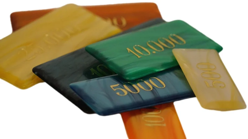 Collection - Coffret Romagnoli - Jetons ancien Bakélite biseauté