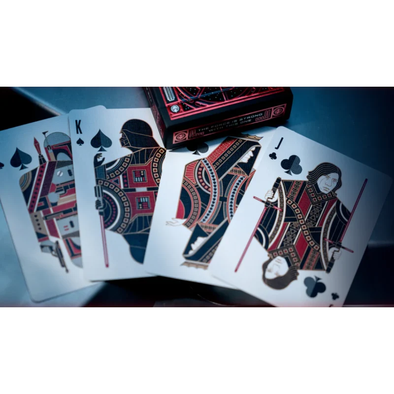 Cartes Bicycle - Star wars Dark Side RED
