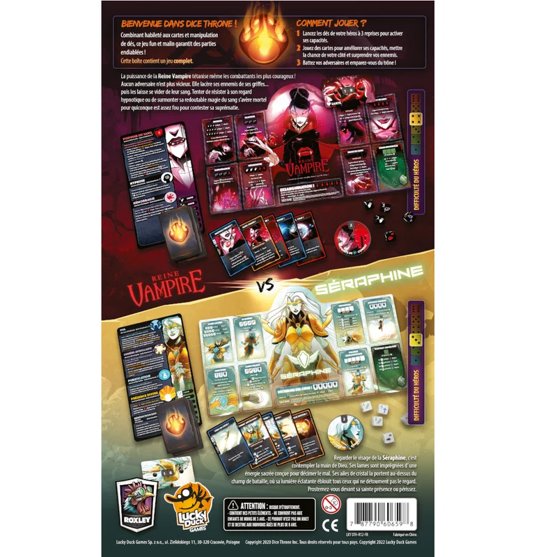 Dice Throne S2 Seraphine vs Reine Vampire