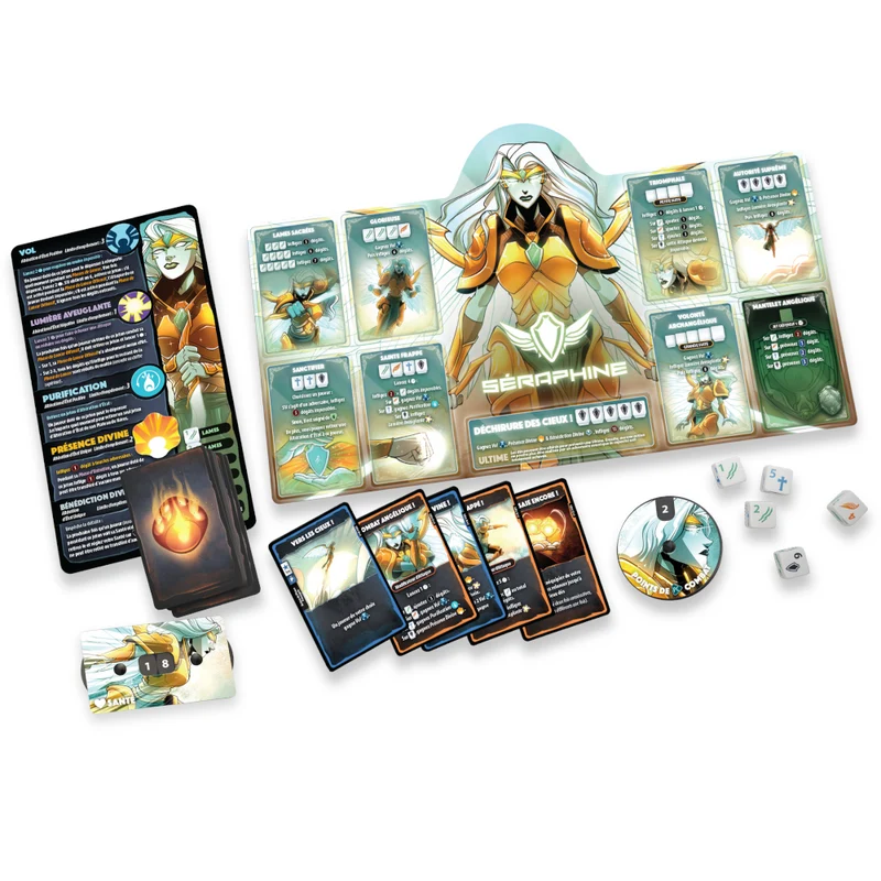 Dice Throne S2 Seraphine vs Reine Vampire