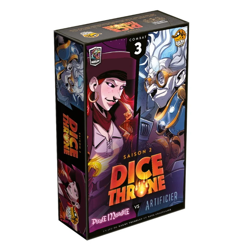Dice Throne S2 Artificier vs Pirate Maudite