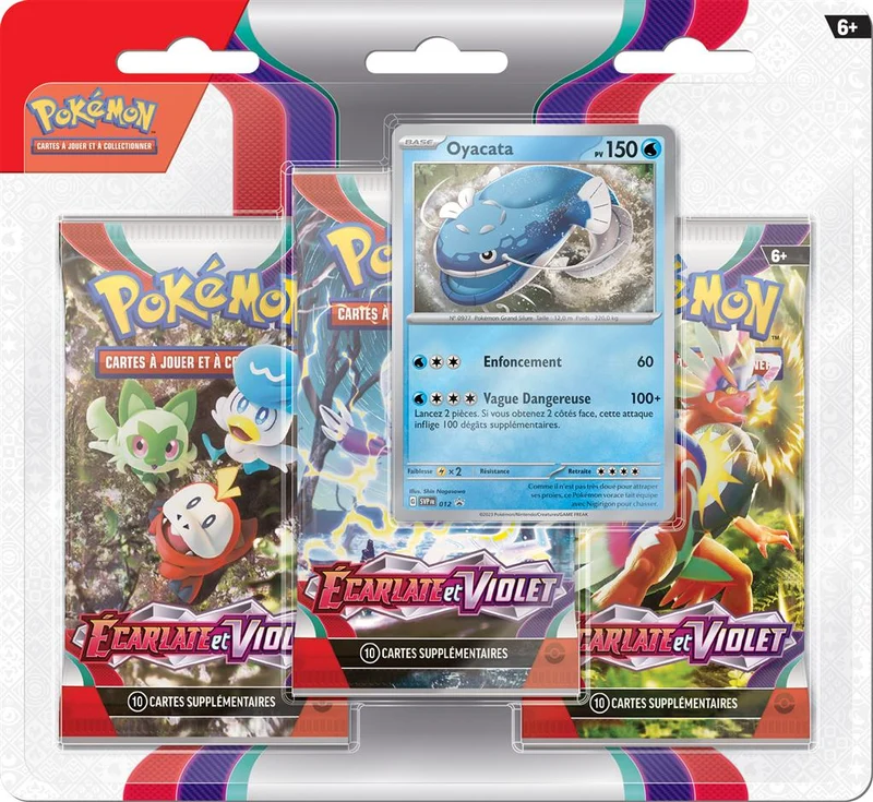 Pokemon Ecarlate et Violet Tripack EV01