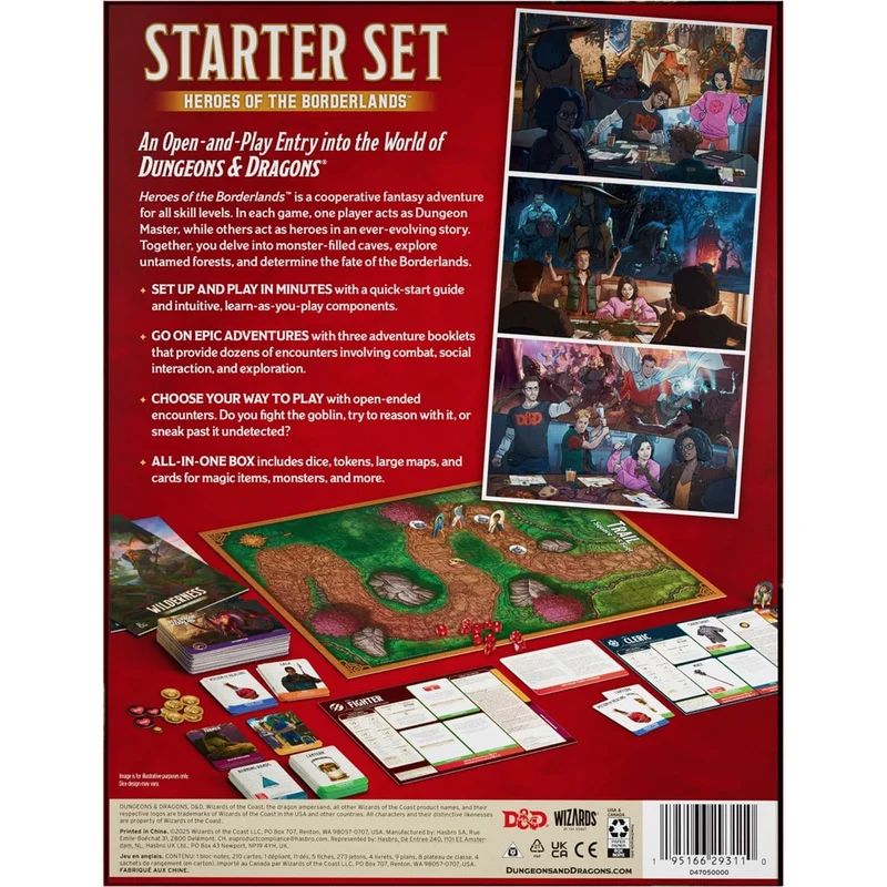D&D Dungeons & Dragons: Starter Set - Heroes of the Borderlands (EN)