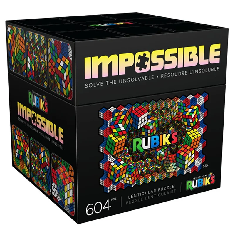 Casse-tête Impossible Rubiks - Puzzle lenticulaire (604 pcs)