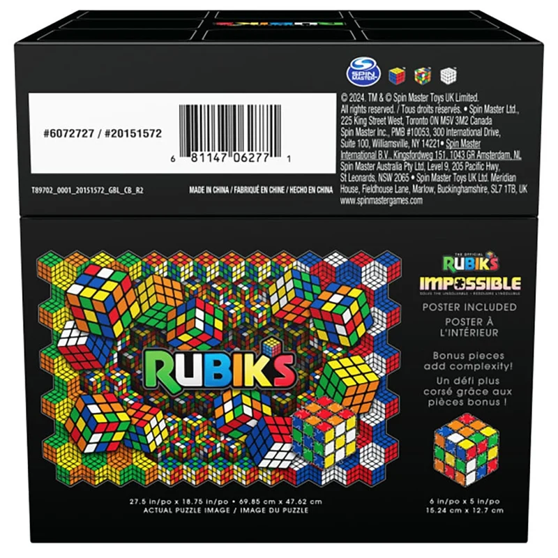 Casse-tête Impossible Rubiks - Puzzle lenticulaire (604 pcs)