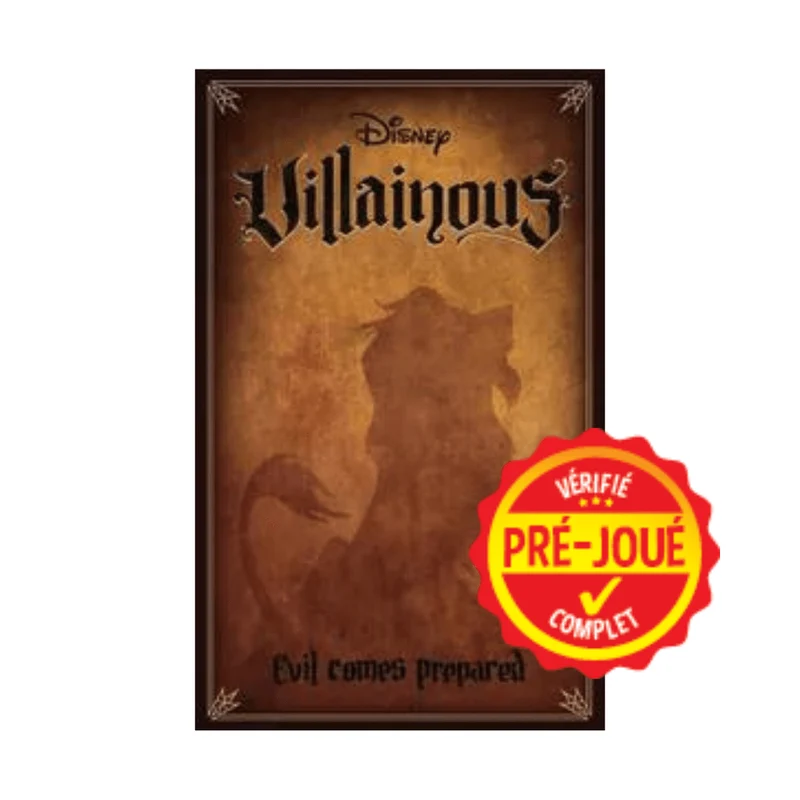 Villainous: Evil comes prepared (pré-joué) (EN)
