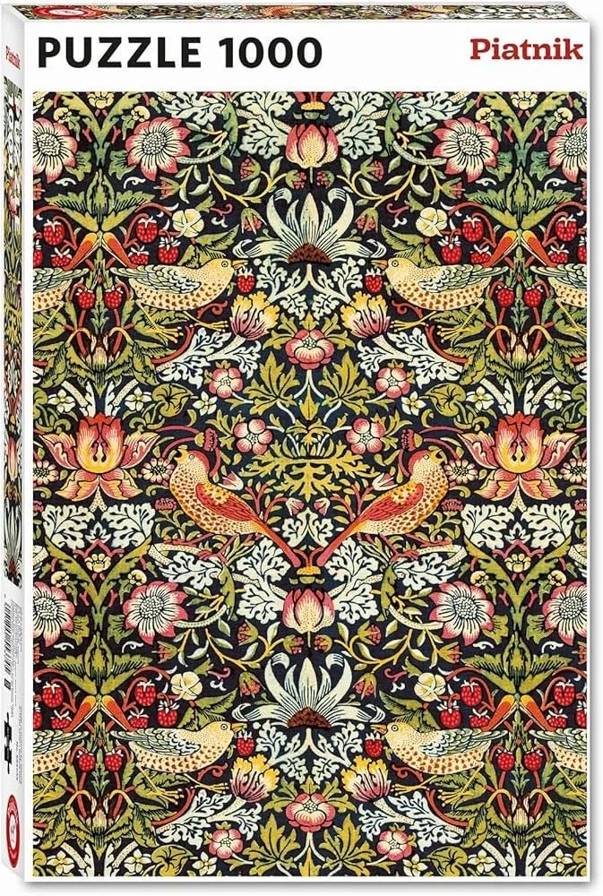 Puzzle Piatnik - 1000 p - Tapisserie, voleur de fraise, 1883 - William Morris