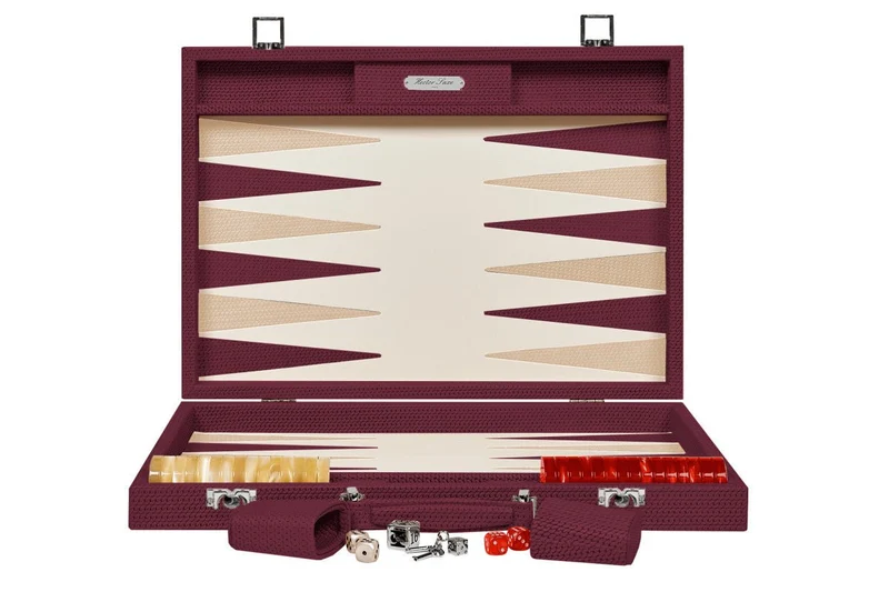 Backgammon Hector Saxe - Buffle Chaîne Bordeaux - Compétition