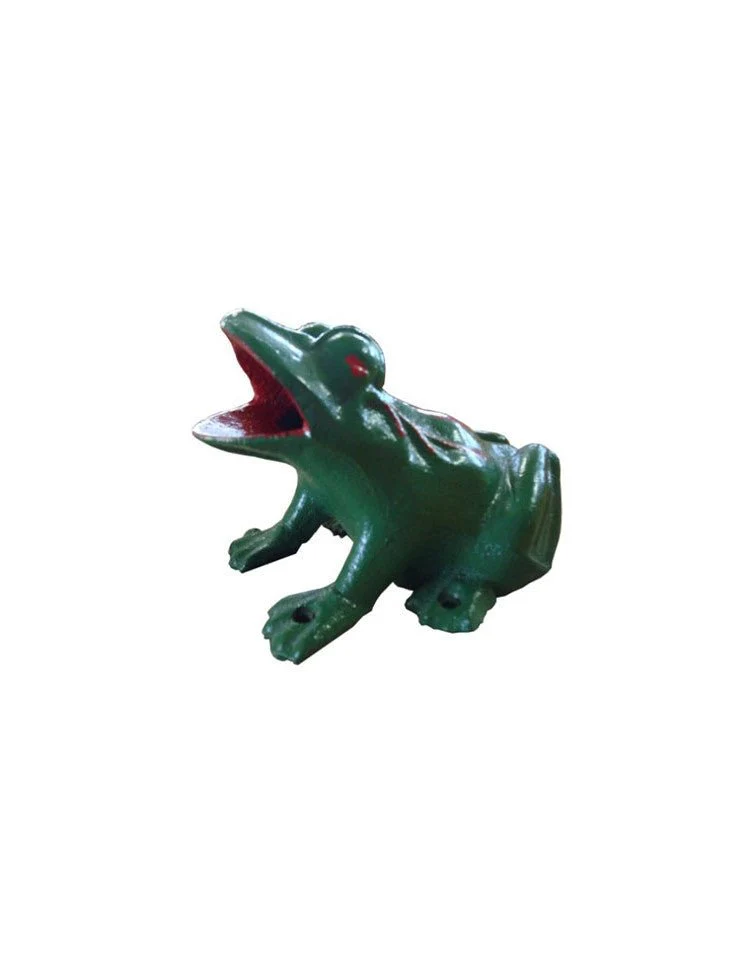 Grenouille en fonte pour jeu de tonneau