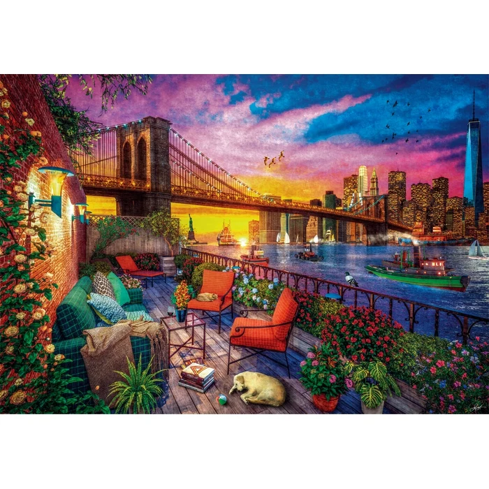 Manhattan Balcony Sunset - 3000 pièces