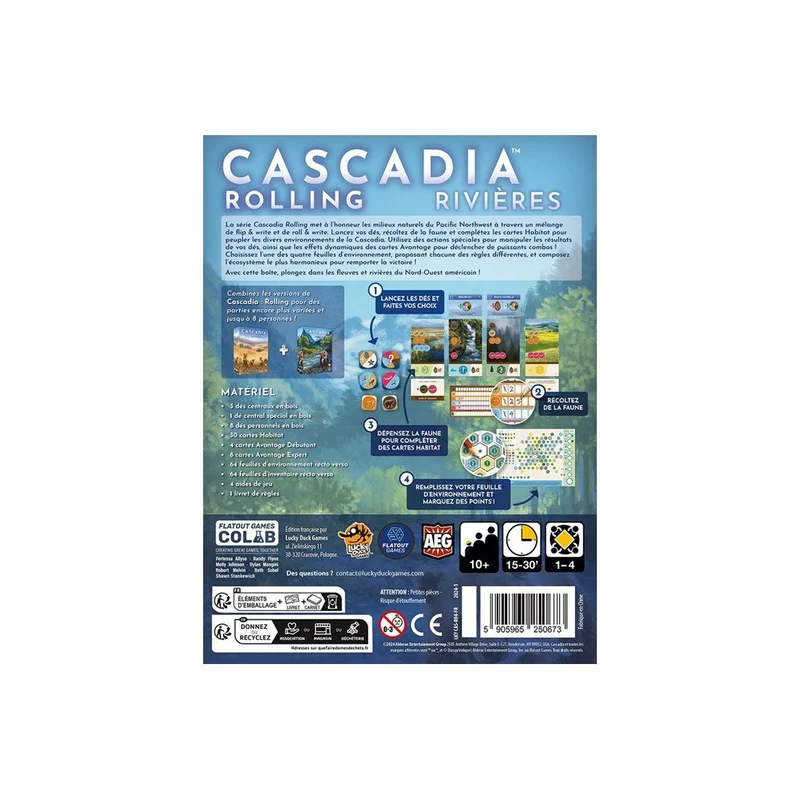 Cascadia Rolling : Rivières