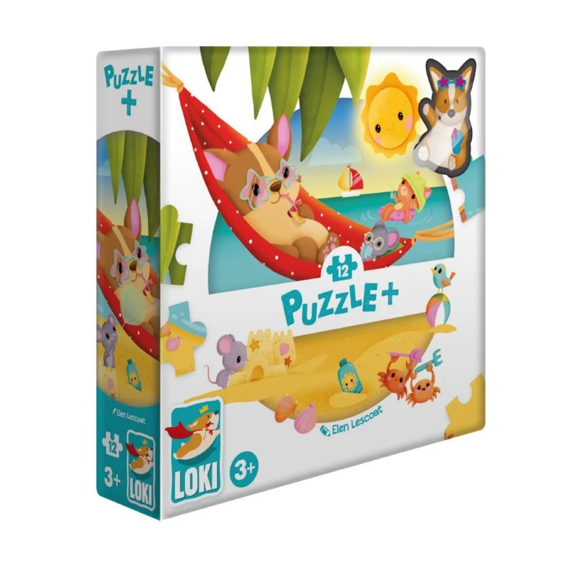 Loki à la plage - Puzzle +